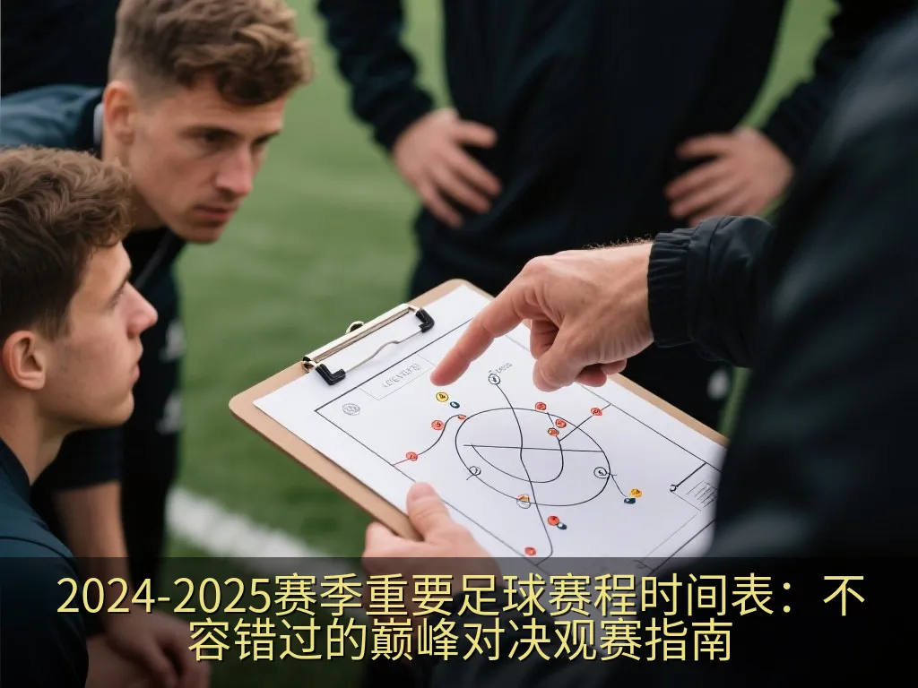 球迷在手机APP上查看清晰的足球比赛直播时间表并设置日程提醒